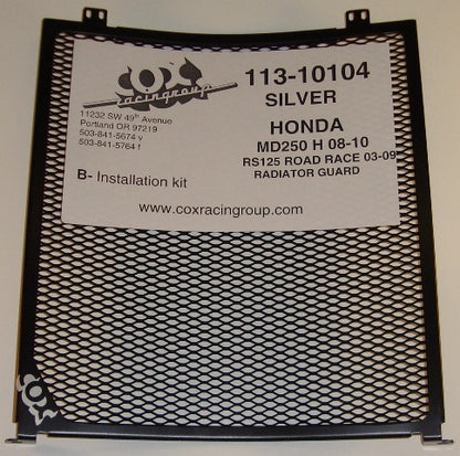Cox Racing Radiator Guards for the Honda Moriwaki 250H (08-10) and RS125  (03-10)