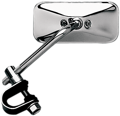EMGO Mirror - Side View - Rectangle - 5" Stem - Chrome - Each - Universal 20-34812