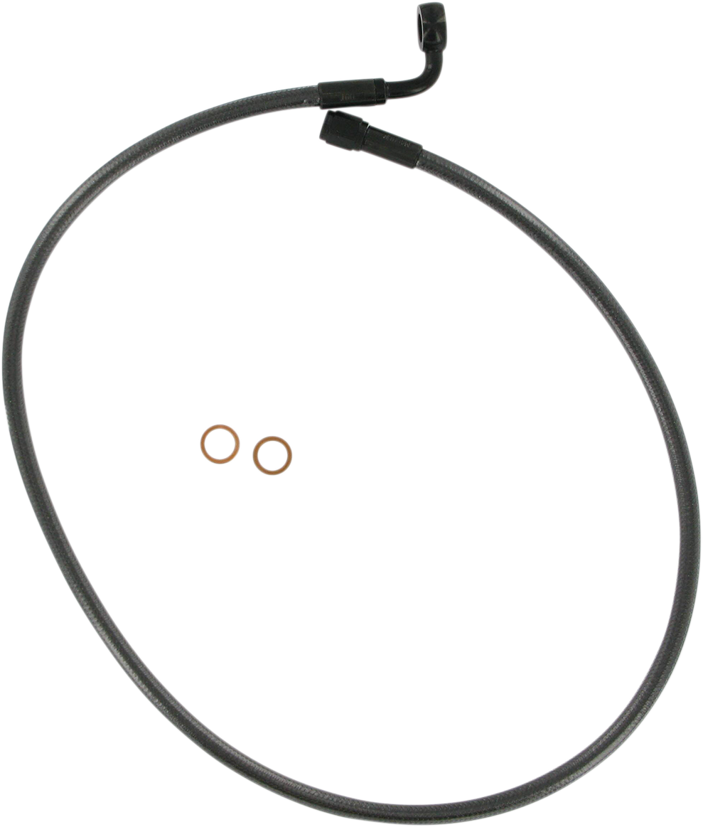 MAGNUM SHIELDING Brake Line - 10mm-90° - 25" - Black Pearl 47225