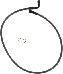 MAGNUM SHIELDING Brake Line - 10mm-90° - 25" - Black Pearl 47225