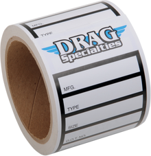 DRAG SPECIALTIES Tire Labels - 100 Peice 9904-0943