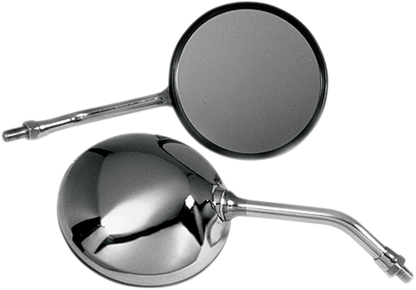 EMGO Mirror - CB-Style - Side View - Round - Chrome 20-37300