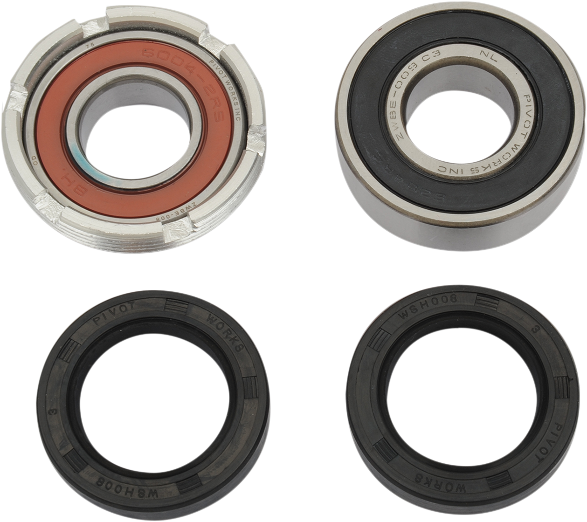 PIVOT WORKS Wheel Bearing Kit - Rear - '87-'88 Honda CR125/250/500 PWRWK-H03-521