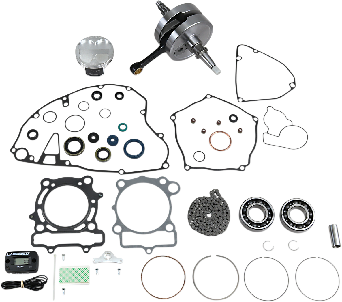 WISECO Engine Rebuild Kit - 77.00 mm - Kawasaki KX250F PWR144-101