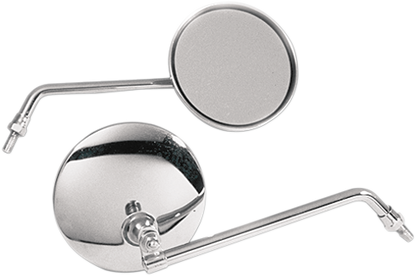 EMGO Mirror - CB-Style - Side View - Round - Chrome 20-42408