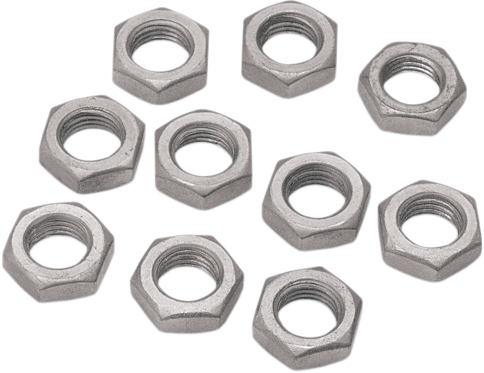 EASTERN MOTORCYCLE PARTS Clutch Adjusting Screw Lock Nuts - Late '84-'24 Big Twin A-7848W