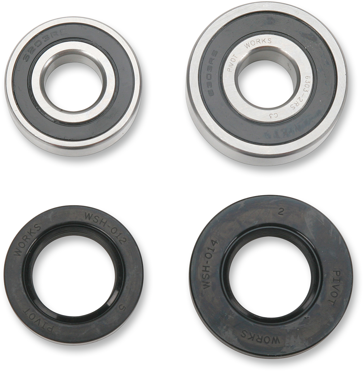 PIVOT WORKS Wheel Bearing Kit - Rear - Honda XR400/CRF230 PWRWK-H14-040