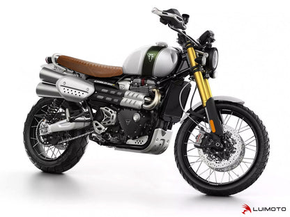 LUIMOTO Vintage Classic Rider Seat Cover for the Triumph Scrambler 1200