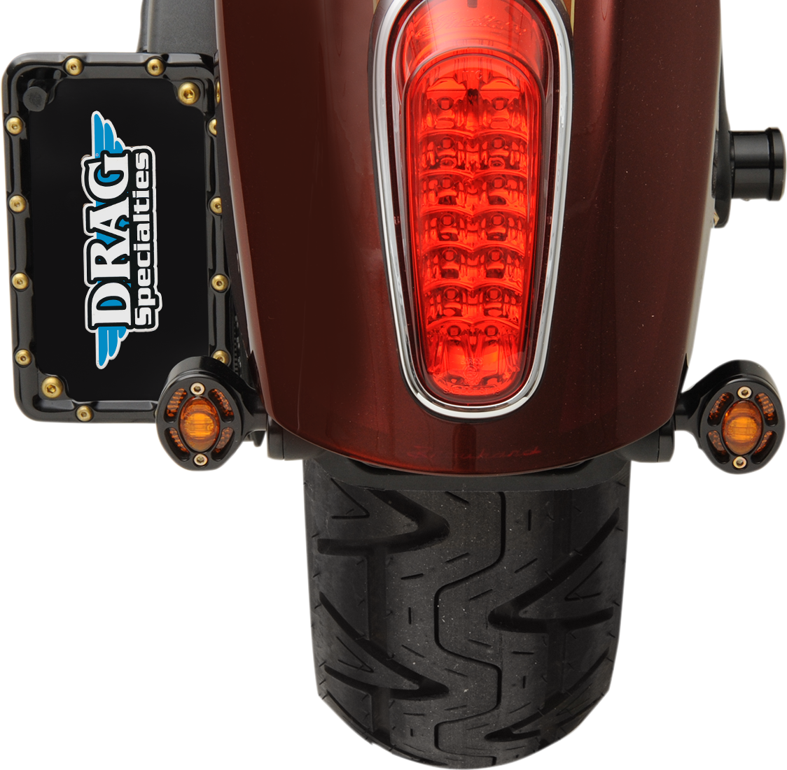 JOKER MACHINE LED Turn Signals - Black with Amber LEDs 05-250-AB