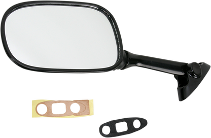 EMGO Mirror - Side View - Oval - Black - Left 20-69722