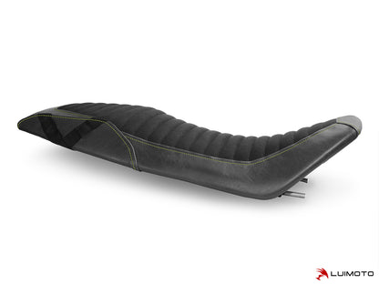 LUIMOTO (Vintage Classic) Rider Seat Cover for the HUSQVARNA VITPILEN 401 (2019)