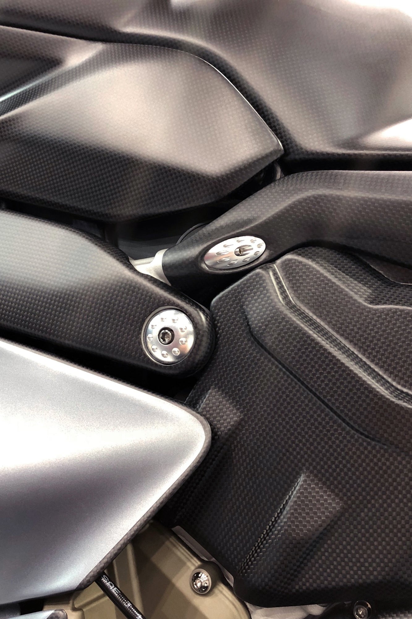 Motocorse Aluminum Subframe Plugs for the Ducati Streetfighter V4 / S