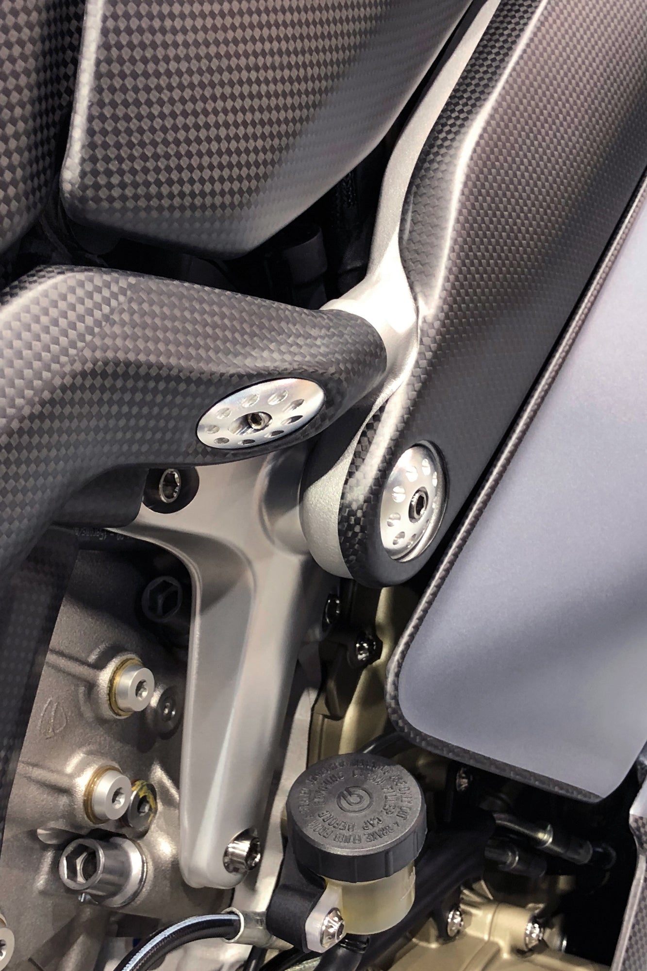 Motocorse Aluminum Subframe Plugs for the Ducati Panigale V4 / S / Speciale
