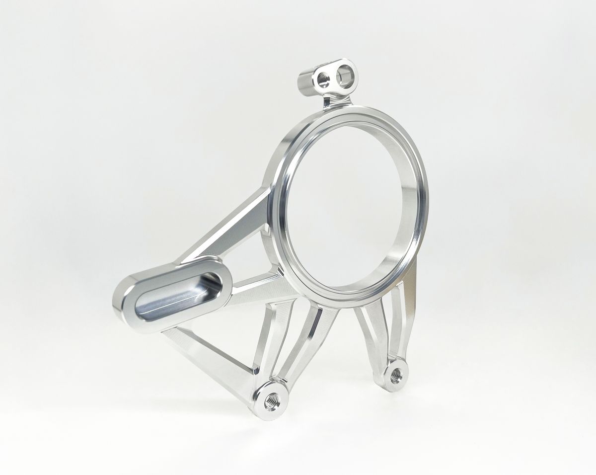 Motocorse Billet Aluminum Rear Brake Caliper Support Bracket for Ducati Multistrada V4 Pikes Peak / RS