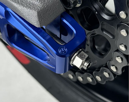 Motocorse Titanium Hardware Kit for thier Billet Chain Adjusters for Ducati Panigale / Streetfighter V4 (2025+)