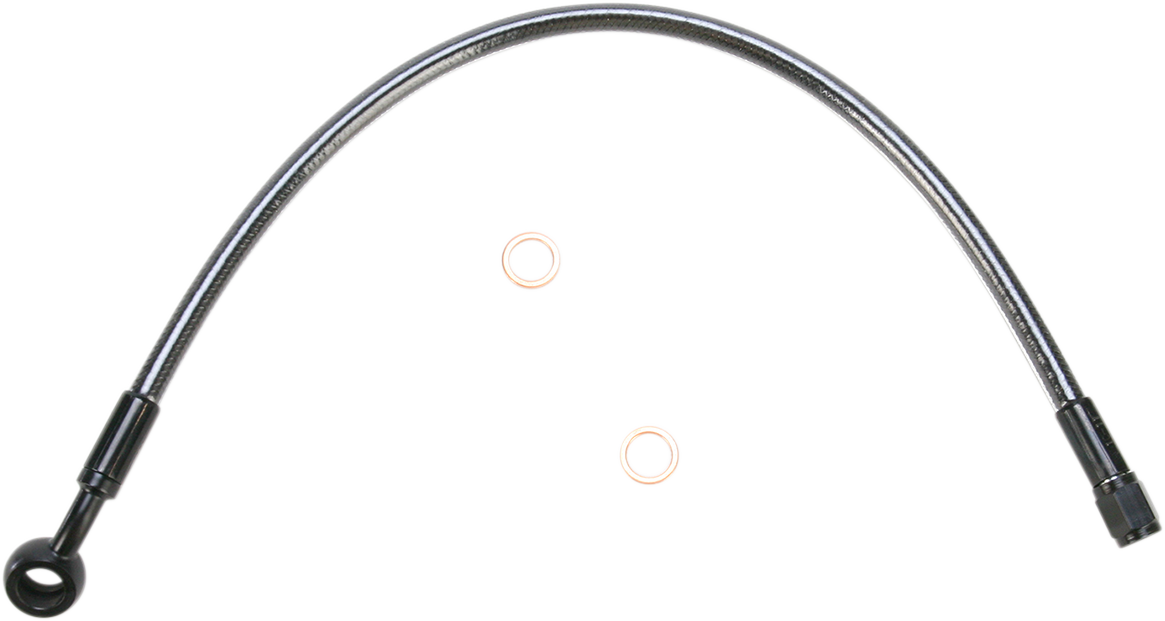 MAGNUM SHIELDING Brake Line - 10mm-35° - 15" - Black Pearl 47115
