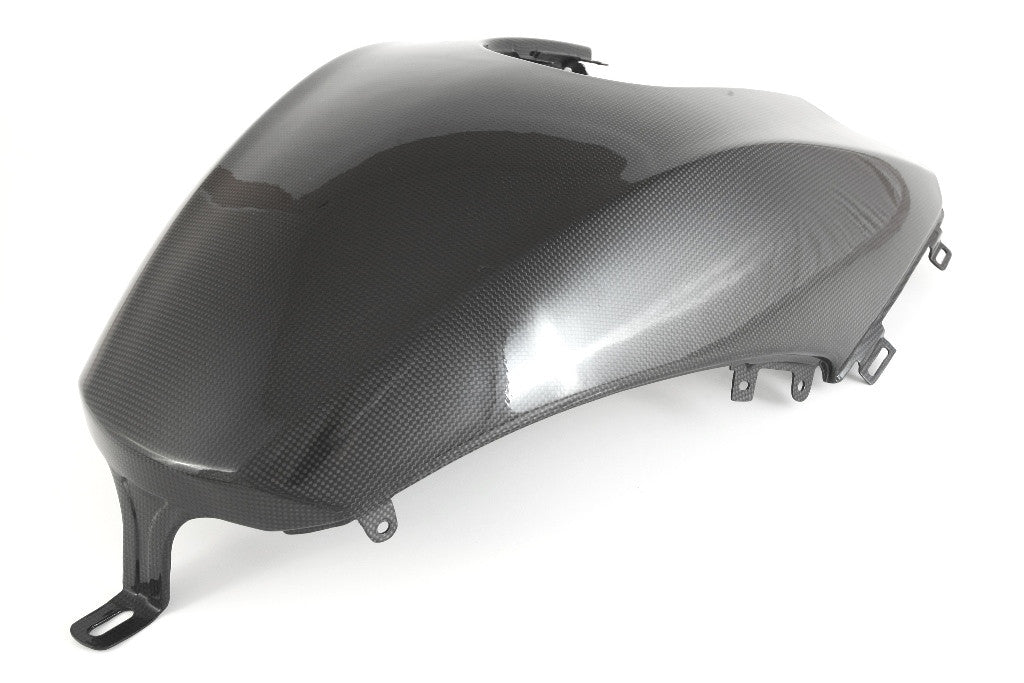 MOTOCORSE - CARBON FIBER FUEL TANK COVER FOR DUCATI DIAVEL (10-18)