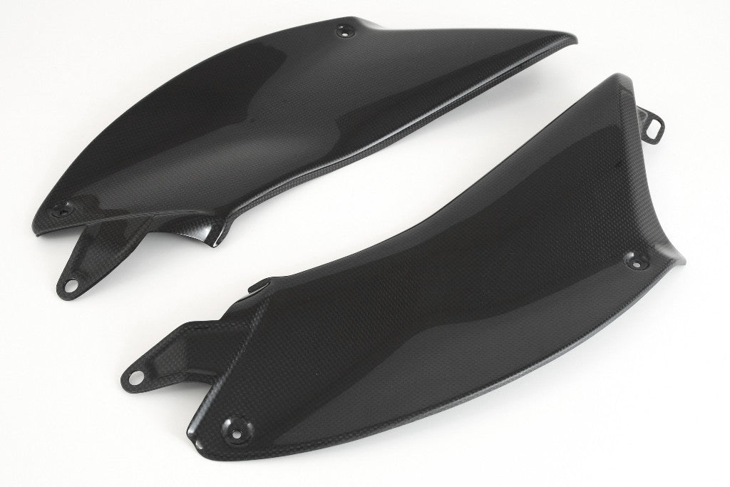MOTOCORSE - CARBON FIBER UNDER TANK SIDE PANEL SET FOR DUCATI DIAVEL 2010-16