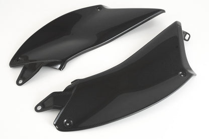MOTOCORSE - CARBON FIBER UNDER TANK SIDE PANEL SET FOR DUCATI DIAVEL 2010-16