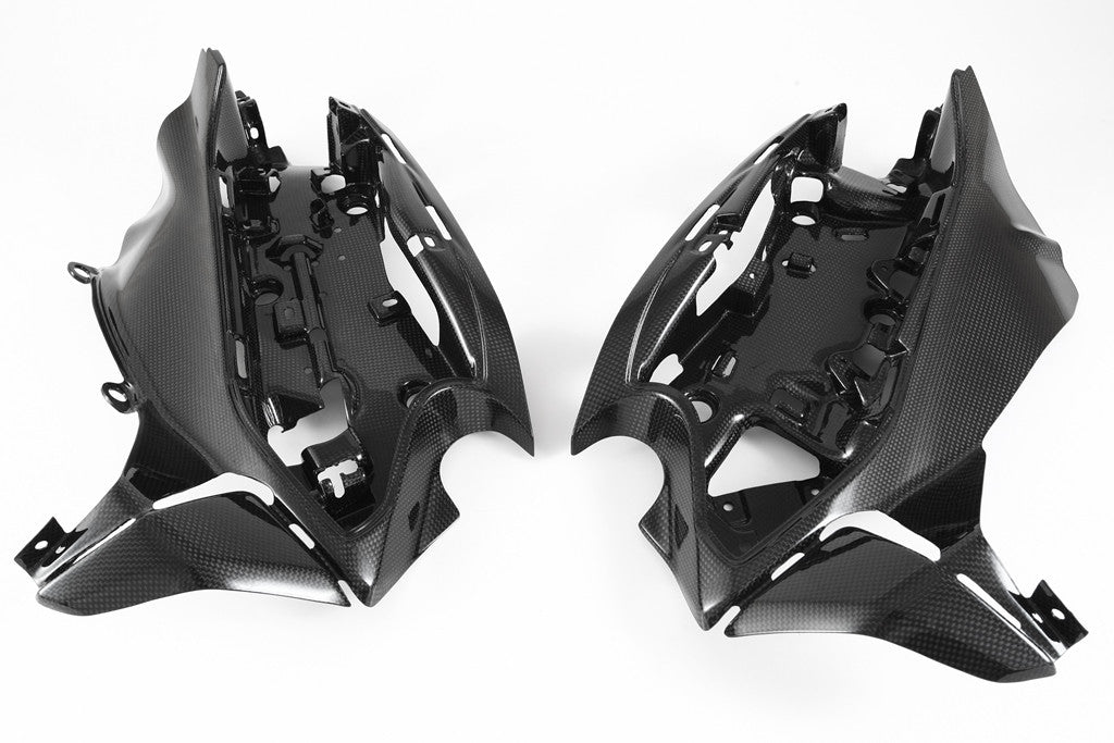 MOTOCORSE - CARBON FIBER ELECTRONICS HOLDER - SET FOR DUCATI 1299 / 1199 / 959 / 899 PANIGALE