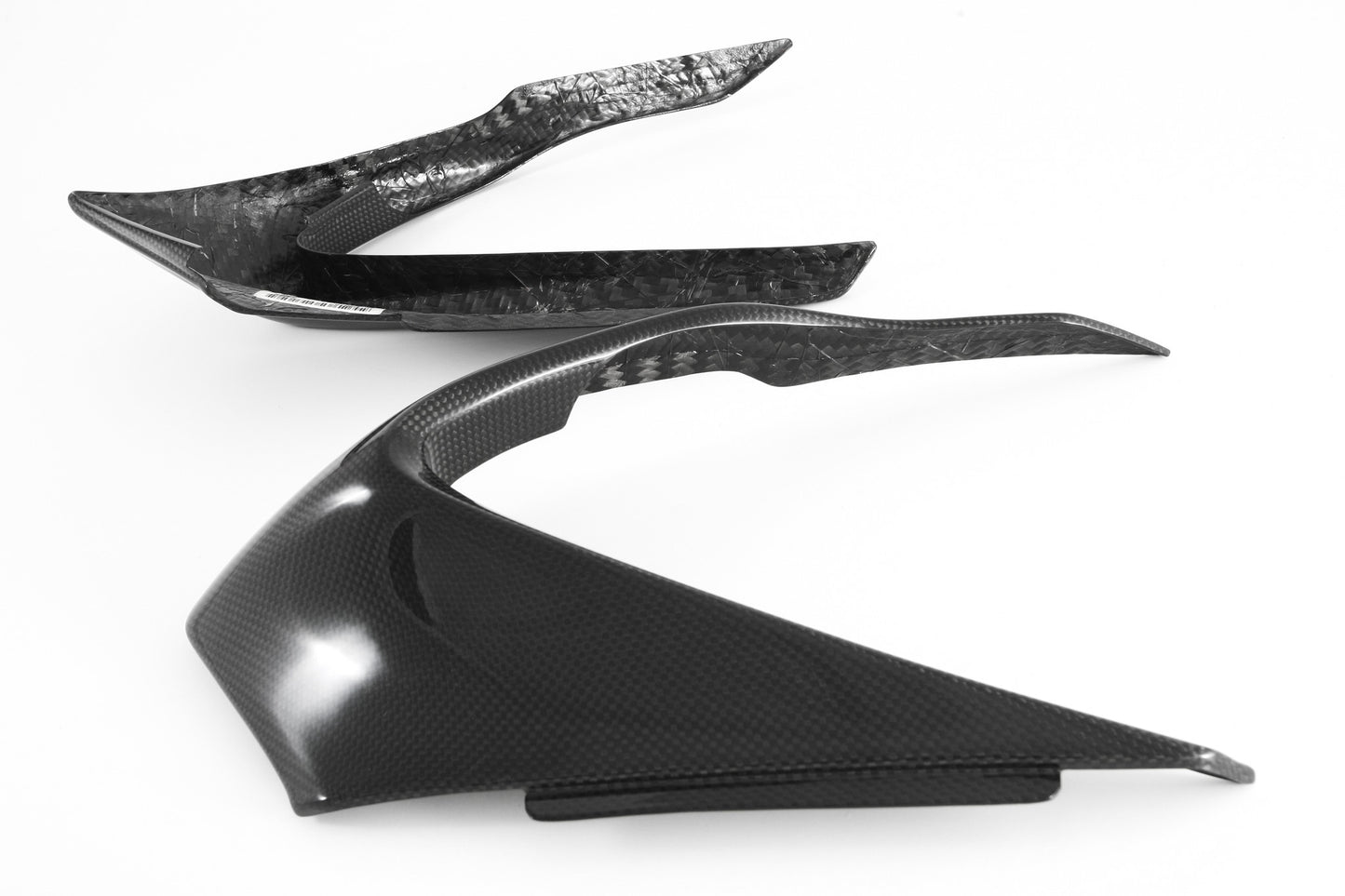 MOTOCORSE - CARBON FIBER HEADLIGHT FAIRING EXTENSION - SET FOR DUCATI 899 / 1199 PANIGALE