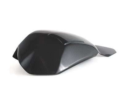 Motocorse Carbon Fiber Swingarm Guard with Lower Chain Guard (Shark Fin) for the Ducati Streetfighter V4