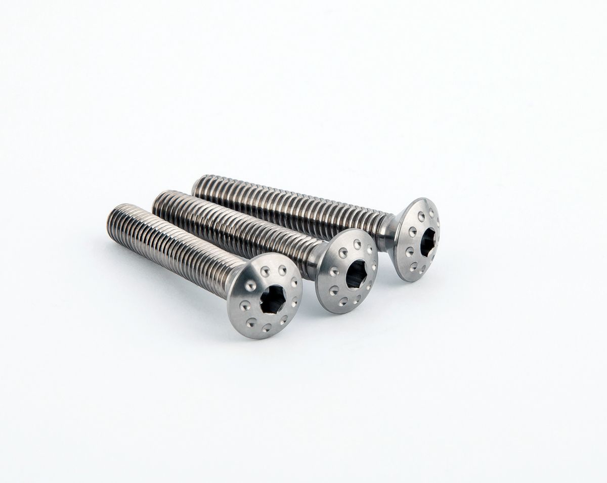 Motocorse Titanium Screw Kit for Billet Aluminum Gas Cap 102197008 for Ducati's and Older MV's