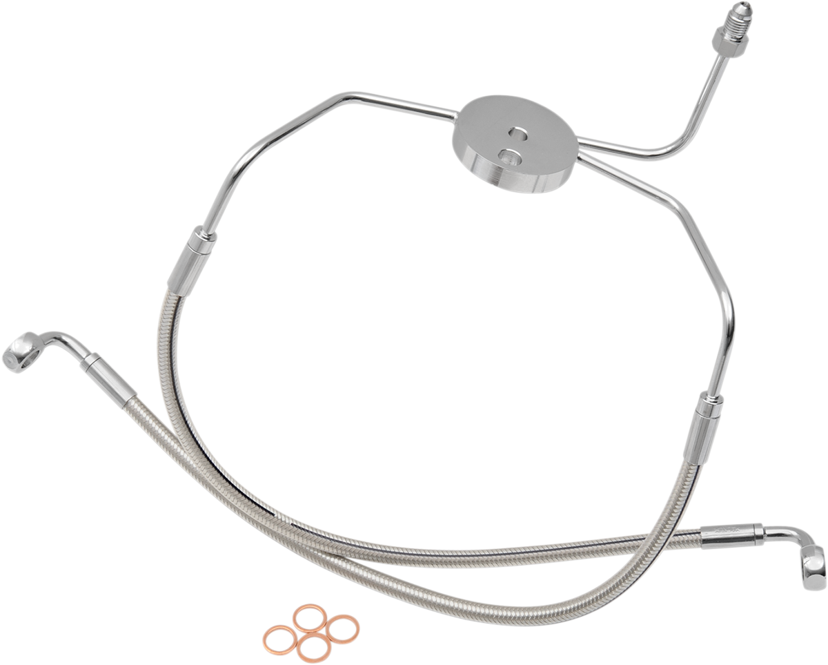 MAGNUM SHIELDING Brake Line - Polished 57005
