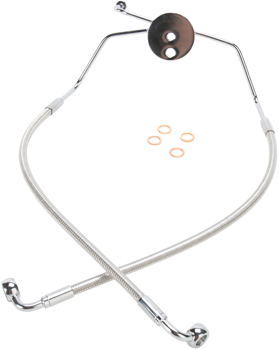 MAGNUM SHIELDING Brake Line - Polished 57009