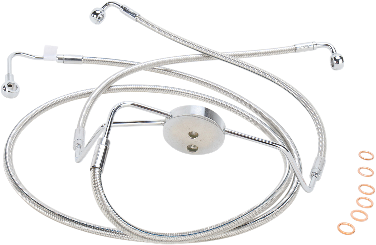 MAGNUM SHIELDING Brake Line - Polished Stainless 57010