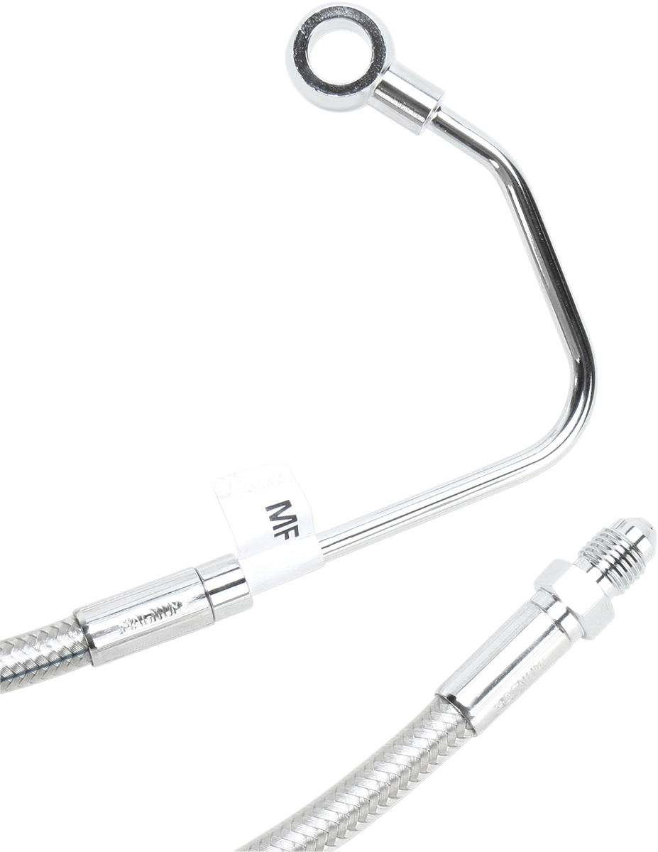 MAGNUM SHIELDING Mid Brake Line - ABS - Polished Stainless 57011