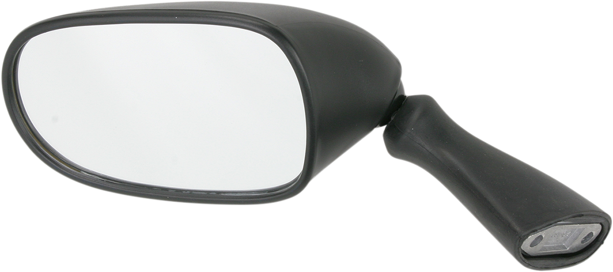 EMGO Mirror - Side View - Oval - Black - Left 20-78232