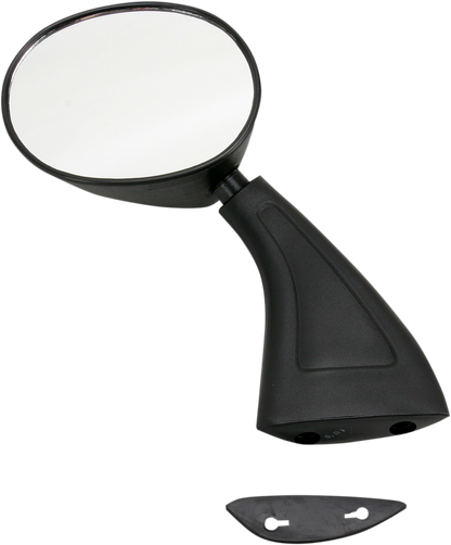 EMGO Mirror - Side View - Round - Black - Left 20-78272