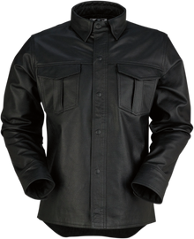 Z1R Motz Leather Shirt - Black - XL 2810-3396