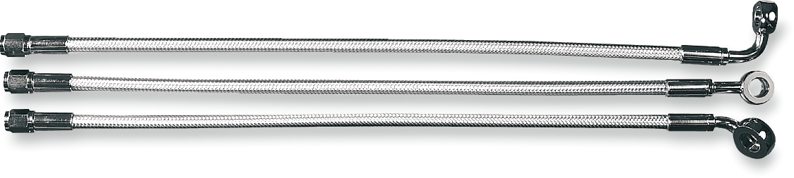 MAGNUM SHIELDING Brake Line - 35/90° - 44" - Sterling Chromite II 36144SW