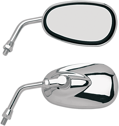 EMGO Mirror - 'Lil' Cruiser - Side View - Oval - Chrome - Left/Right 20-86835