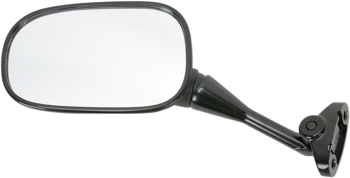 EMGO Mirror - Side View - Oval - Black - Left 20-87022