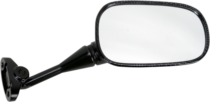 EMGO Mirror - Side View - Carbon Fiber - Rectangle - Right - Honda 20-87023