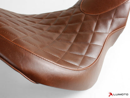 LUIMOTO Vintage Diamond Rider Seat Cover for the Ducati XDiavel