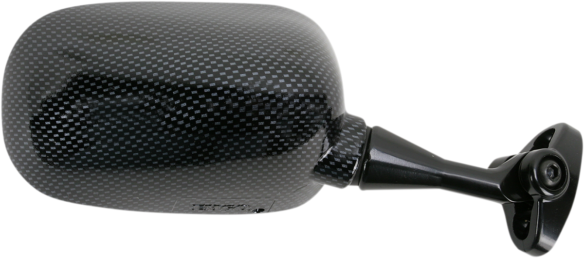 EMGO Mirror - Side View - Carbon Fiber - Rectangle - Right - Honda 20-87033