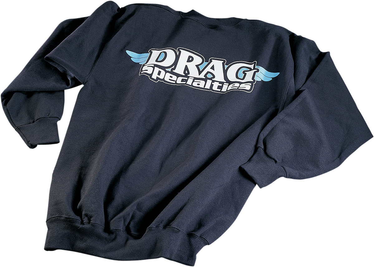 DRAG SPECIALTIES Drag Specialties Sweatshirt - Black - Medium 111826