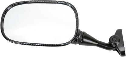 EMGO Mirror - Side View - Carbon Fiber - Rectangle - Left - Honda 20-87034