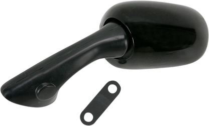 EMGO Mirror - Side View - Oval - Black - Left 20-87082