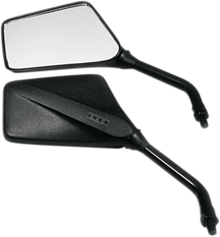 EMGO Mirror - Trimline - Side View - Rectangle - M10 x 1.25 - Black 20-97110