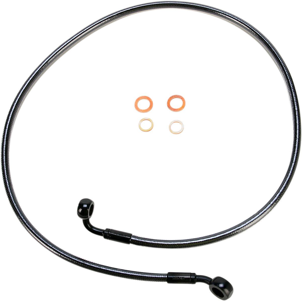 MAGNUM SHIELDING Brake Line - 35/90° - 50" - Black Pearl 46150SW