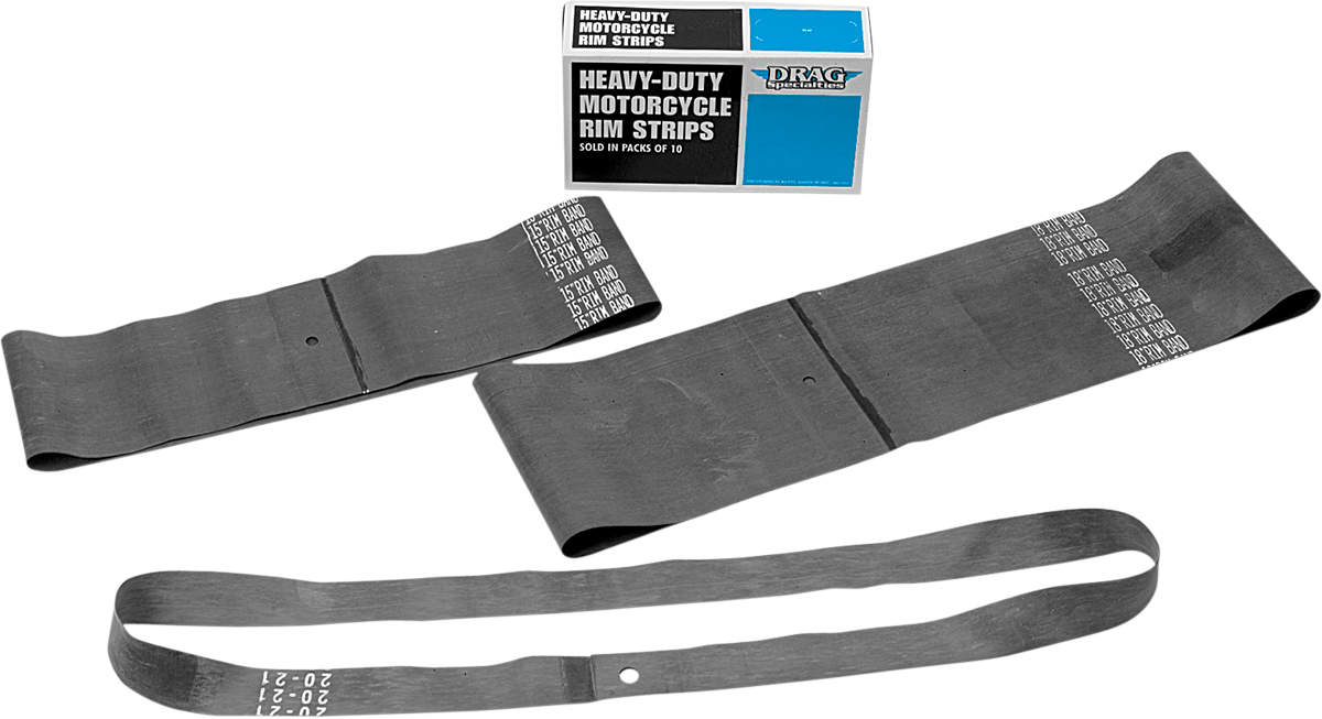 DRAG SPECIALTIES Rim Strips - 15" x 5" - Center Valve Hole - 10 Pack 17-6770CS-BX-80