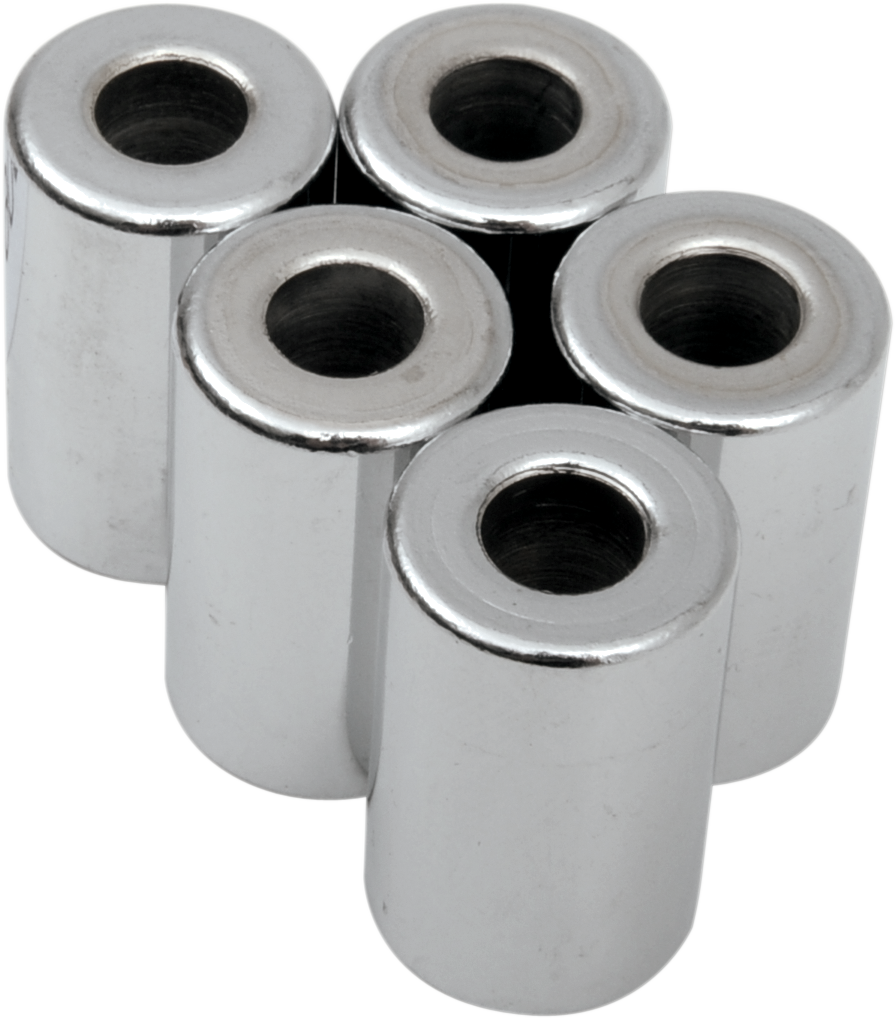DRAG SPECIALTIES Spacer - Chrome - 1/4" x 5/8" x 1" MPB506