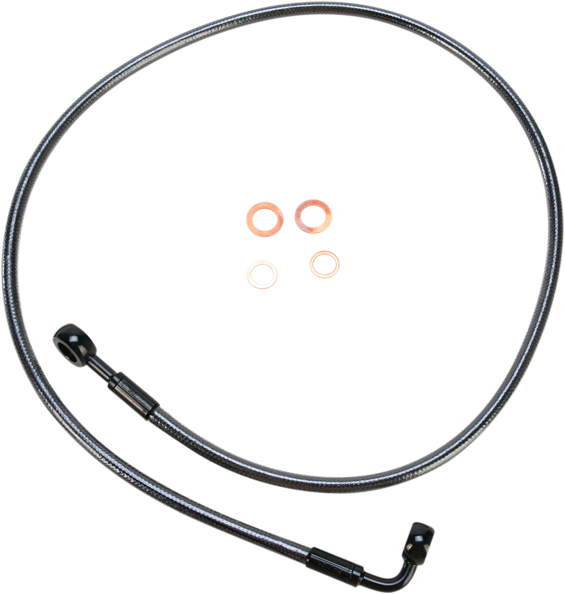 MAGNUM SHIELDING Brake Line - 180/90° - 44" - Black Pearl 46444SW
