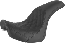 SADDLEMEN Profiler Seat - Front Lattice/Rear Smooth - Black - FXSTD '01-'07 800-02-149