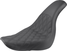 SADDLEMEN Profiler Seat - Front Lattice/Rear Smooth - Black - FX/FL '18-'24 818-29-149